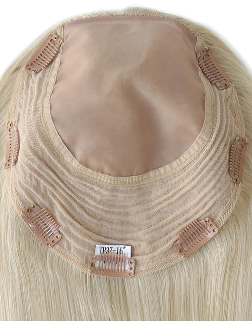 7"x8" Women Long Hair Natural Straight Women Toupee European Cuticle Remy Hair Topper for Women