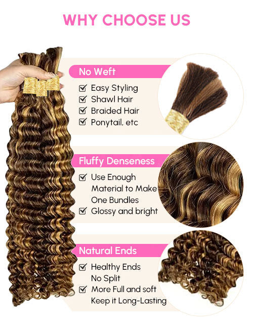 Promotional graphic for Jessie's Wig with features like no weft, fluffy denseness, and natural ends.