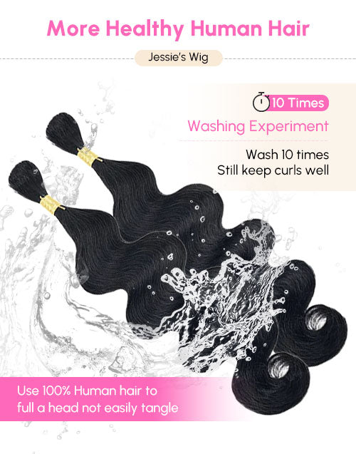 Hair Bulk Body Wave Human Hair for Braiding No Weft Human Hair 12A for Boho Braids