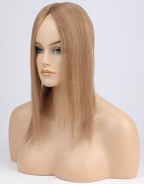 8A#T8A/18# Mono Women Human Hair Topper For Thinning Hair Or Hair Loss 3"X5" 5.5"X6"