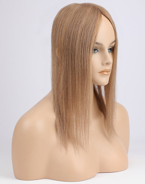 8A#T8A/18# Mono Women Human Hair Topper For Thinning Hair Or Hair Loss 3"X5" 5.5"X6"