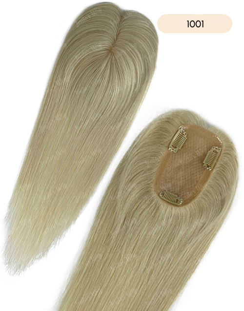 Custom Made 3X5 Human Hair Topper For Thinning Hair Or Hair Loss - Ready To Ship