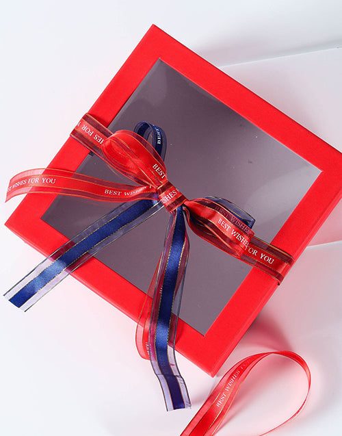 White Color Luxury Birthday Gift Box Empty Pack Box