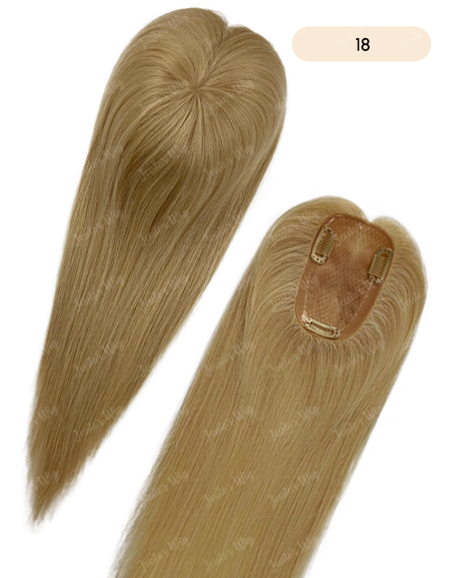 Custom Made 3X5 Human Hair Topper For Thinning Hair Or Hair Loss - Ready To Ship