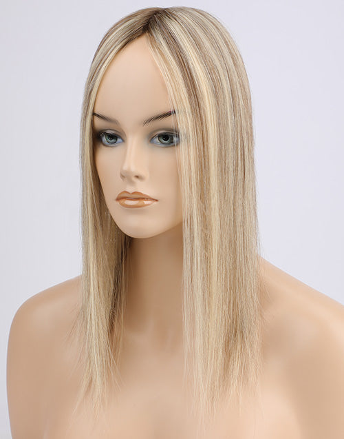 T9A/613#9# Mono Top 3"X5" 5.5"X6" Hair Topper For Women Hair Loss Thinning Hair