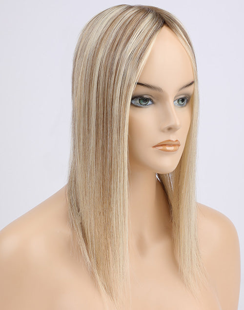 T9A/613#9# Mono Top 3"X5" 5.5"X6" Hair Topper For Women Hair Loss Thinning Hair