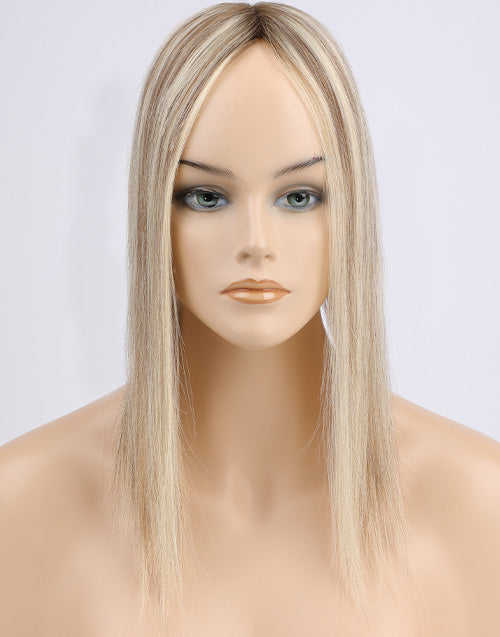 T9A/613#9# Mono Top 3"X5" 5.5"X6" Hair Topper For Women Hair Loss Thinning Hair