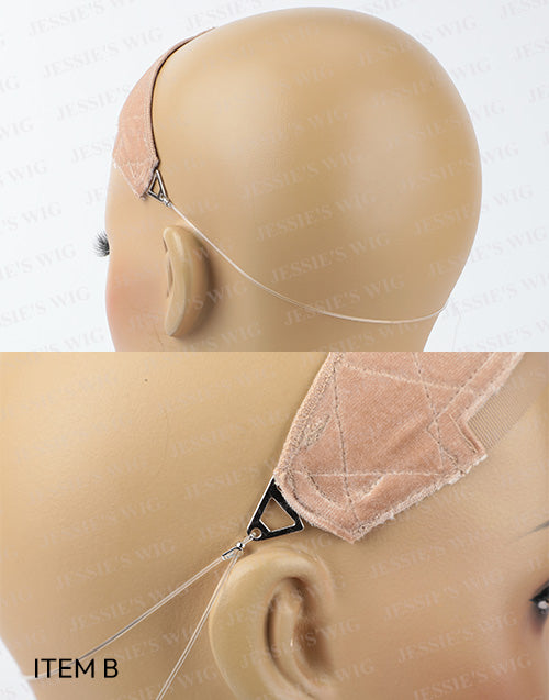Upgrade Velet Wig Grip Elastic Band Headband For Wearing Wigs Toppers