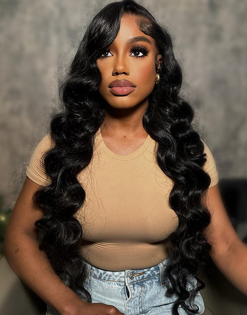 Kai- Glueless Pull Go Loose Deep Human Hair Wig Easy Install 6x5 Pre Cut Lace