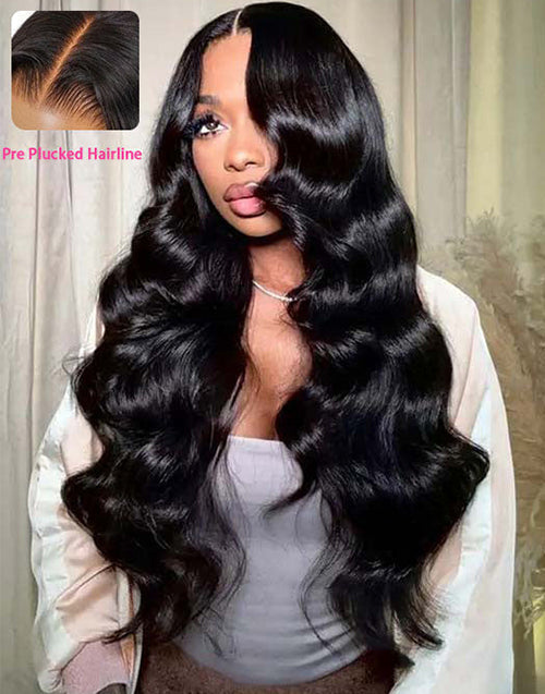 Body Wave Glueless Pre Plucked Wig 5x5 Pre Cut Lace Super Deal