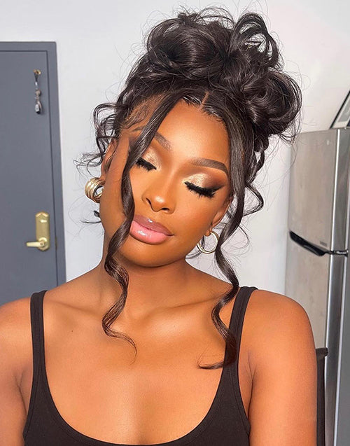 Body Wave Invisi Strap Snug Fit 360 Lace Frontal Bleached Knots Pre Cut Lace Wig