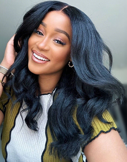 Sylvia-Freetress Glueless Pull Go Lace Wigs Kinky Wave 13X5 Pre-Everything Wig Multiple Styles