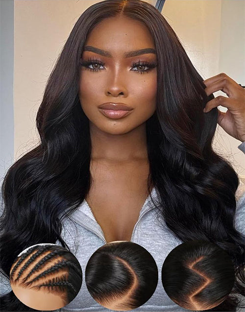 26"Body Wave 13x4 Lace Frontal Human Hair Glueless Wig
