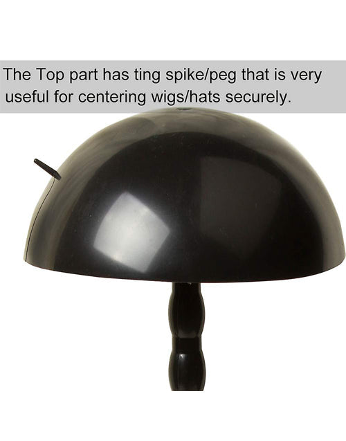 1PC Solid Color Wig Stands Plastic Hat Display Wig Head Holders Mannequin Head/Stand Portable Folding Plastic Wig Stand