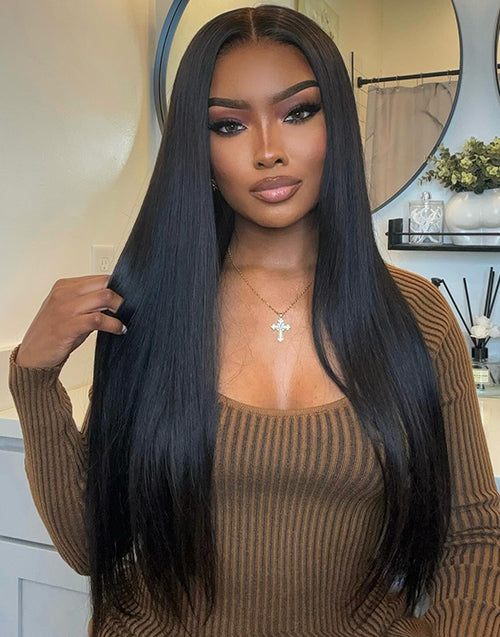 Lesley- Pre Everything 13x5 HD Lace Straight Wig Pre Cut Lace Wig