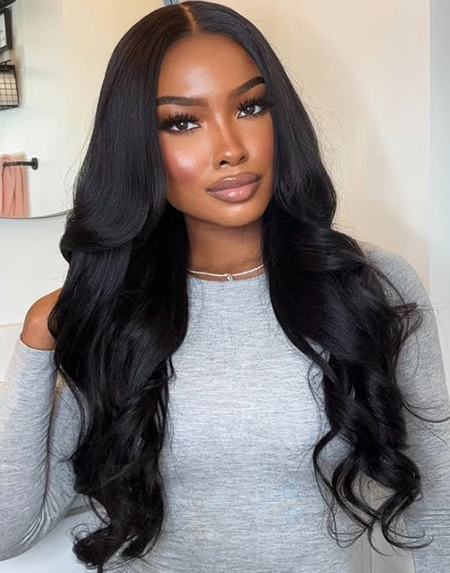 20" 13x4 Pre Cut Lace Glueless Body Wave Wig Versatile Parting Super Deal