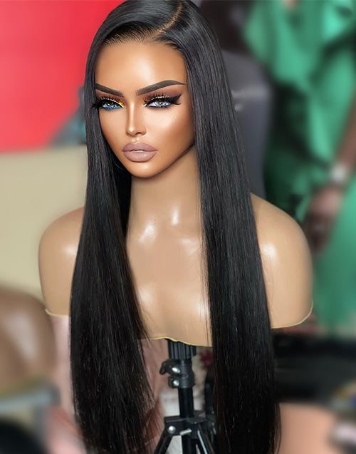 Eden- Angelic Minds 9X6 Partingmax Glueless Lace Pre Cut Straight 13x4 Lace Front Brazilian Remy Human Hair Wigs