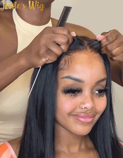 Eden- Angelic Minds 9X6 Partingmax Glueless Lace Pre Cut Straight 13x4 Lace Front Brazilian Remy Human Hair Wigs