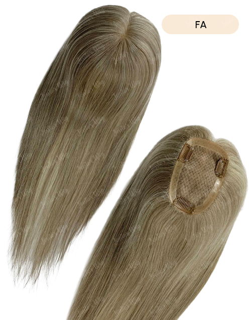 Custom Made 3X5 Human Hair Topper For Thinning Hair Or Hair Loss - Ready To Ship