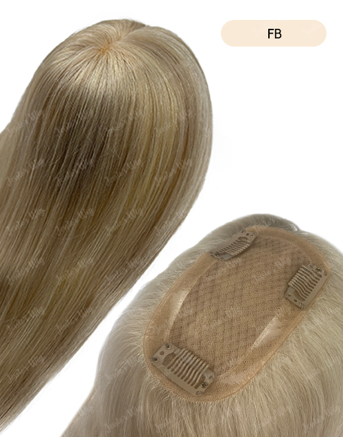 Custom Made 3X5 Human Hair Topper For Thinning Hair Or Hair Loss - Ready To Ship