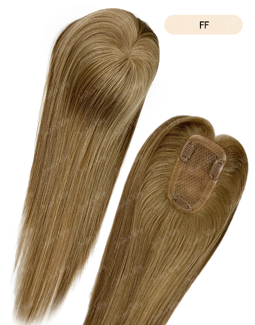 Custom Made 3X5 Human Hair Topper For Thinning Hair Or Hair Loss - Ready To Ship
