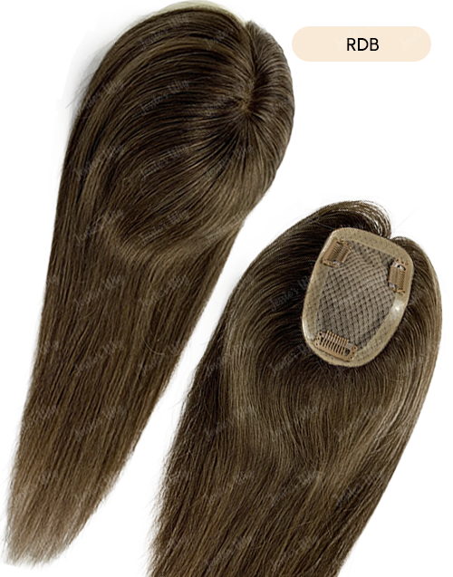 Custom Made 3X5 Human Hair Topper For Thinning Hair Or Hair Loss - Ready To Ship