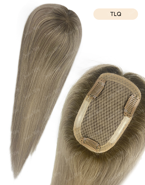 Custom Made 3X5 Human Hair Topper For Thinning Hair Or Hair Loss - Ready To Ship