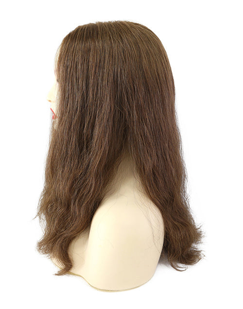 7"x9" Straight 16 Inch Human Hair Topper Women Korea Lace Top Pieces