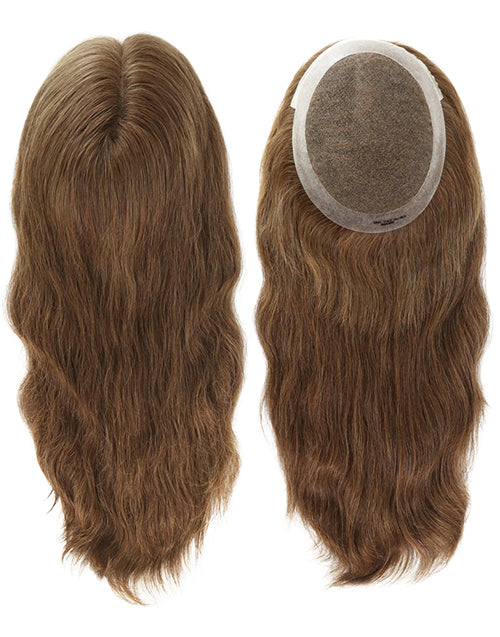 7"x9" Straight 16 Inch Human Hair Topper Women Korea Lace Top Pieces