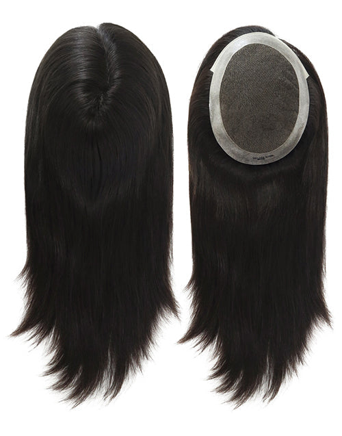 7"x9" Straight 16 Inch Human Hair Topper Women Korea Lace Top Pieces