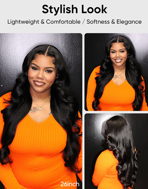 20" Body Wave Bleached Knots Glueless Wig 4x4 Pre Cut Lace Super Deal
