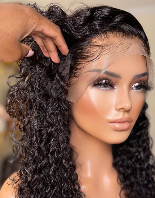 14" Short Curly 13x4 Lace Front Bob Wig Glueless Wig