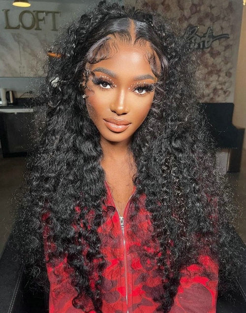 Freda- Glueless 13x4 Lace Curly Human Hair Lace Front Wig Invisiable Lace Closure Wig