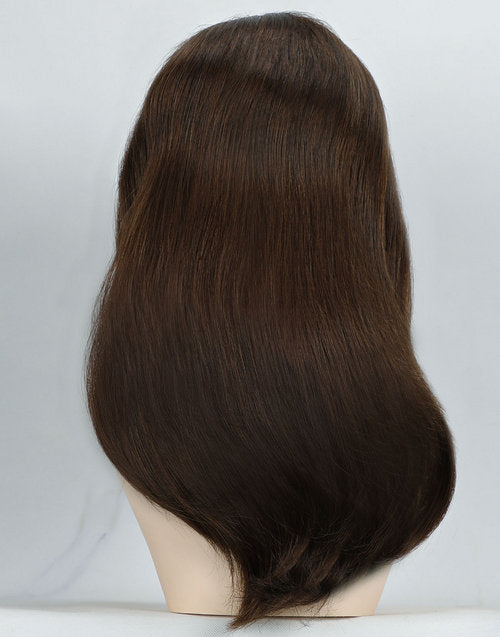 European Virgin Remy Human Hair Medical Wigs for Cancer Patients | Hair Loss | Alopecia Natural Brown