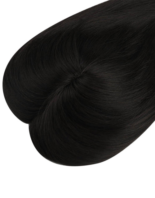 Ombre Blonde Mono Topper with Clips Angelic Minds Human Hair Piece Toupee