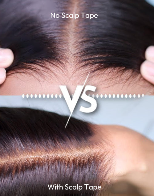 Real Scalp Tape For Lace Parting Medical Silicone Scalp For Lace Wig Grids & Knots Concealing