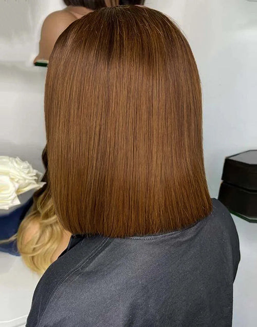 Claire- Highlight Blonde Straight 13x5 Pre Cut Lace Front Wear & Go Human Hair Wig