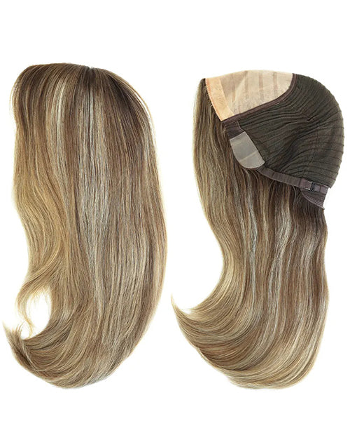 12.5 Inches Silk Top Wig How Shine Straight Women Human Hair Kosher Jewish Wig European Culticle Remy Hair Wigs