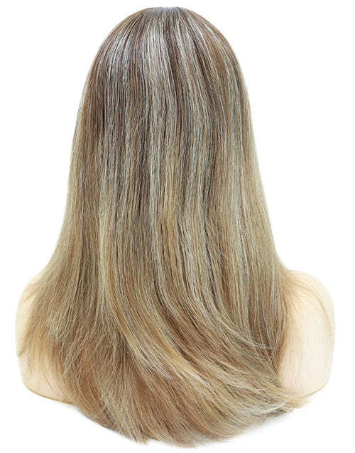 12.5 Inches Silk Top Wig How Shine Straight Women Human Hair Kosher Jewish Wig European Culticle Remy Hair Wigs