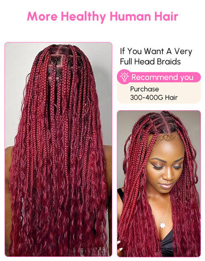 99J Human Braiding Hair Curly Bulk Human Hair for Braiding No Weft 12A for Boho Braids Hair