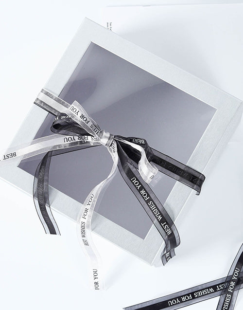White Color Luxury Birthday Gift Box Empty Pack Box