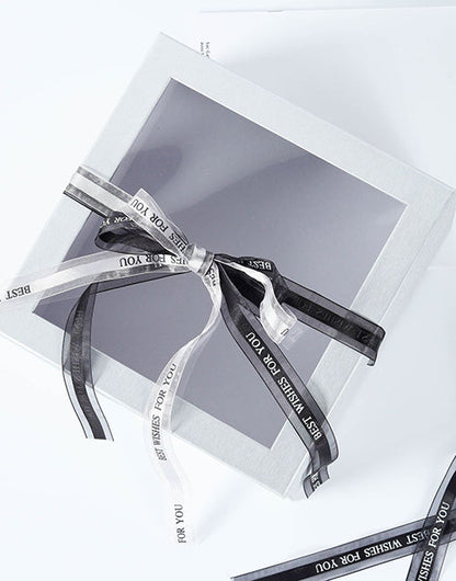 White Color Luxury Birthday Gift Box Empty Pack Box