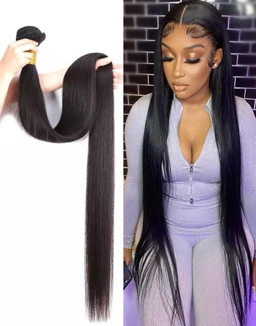 30 Inch Straight Human Hair Bundles Brazilian Hair Extension 1 3 4 Bundle Deals