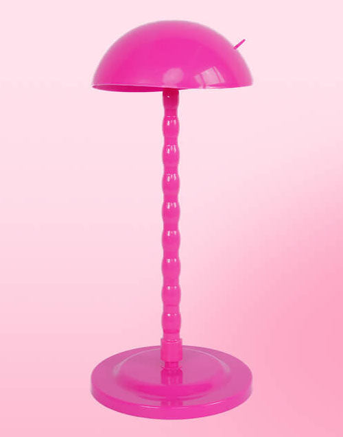 1PC Solid Color Wig Stands Plastic Hat Display Wig Head Holders Mannequin Head/Stand Portable Folding Plastic Wig Stand