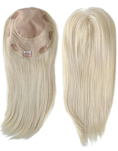 7"x8" Women Long Hair Natural Straight Women Toupee European Cuticle Remy Hair Topper for Women