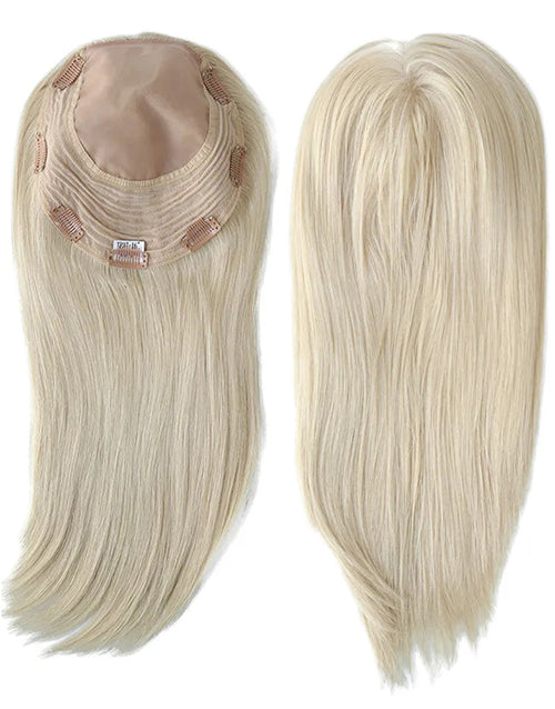 7"x8" Women Long Hair Natural Straight Women Toupee European Cuticle Remy Hair Topper for Women