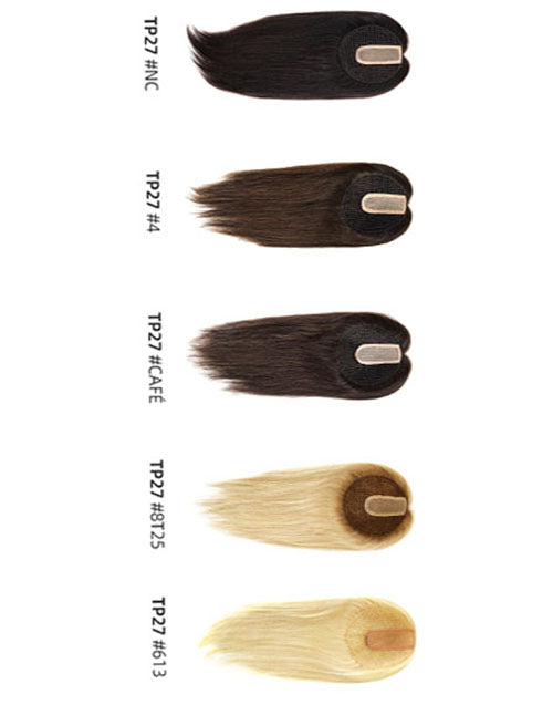 16in 6x6.5in Integration Net with Silk Top Part Hair Toppers for Women With Thinning Hair Hair Loss