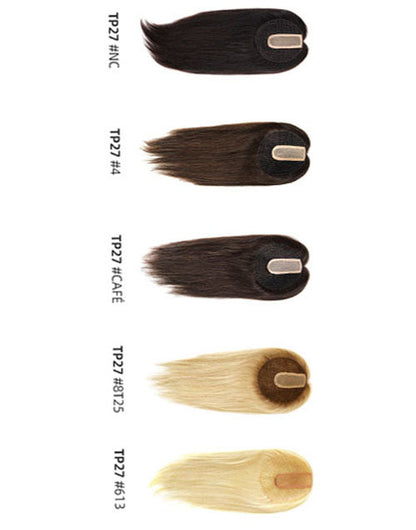 16in 6x6.5in Integration Net with Silk Top Part Hair Toppers for Women With Thinning Hair Hair Loss