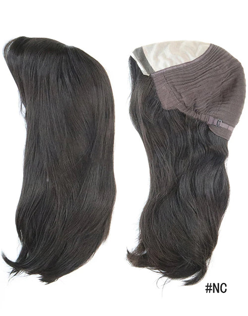 14.5" Women Luxury Wig Mono Top Jewish Wig Lace Front Human Hair Wig European Culticle Remy Hair Wigs for Women
