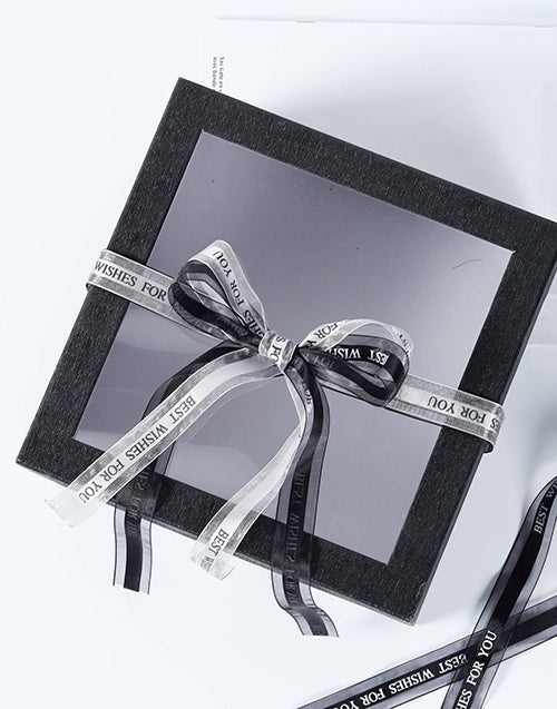 White Color Luxury Birthday Gift Box Empty Pack Box